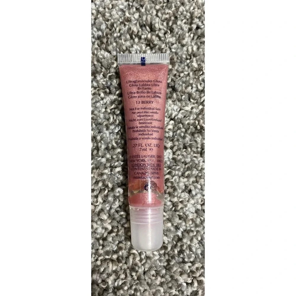 Estee Lauder High Gloss Ultra Brilliance 13 BERRY Lip Gloss 0.27oz Travel Sz New